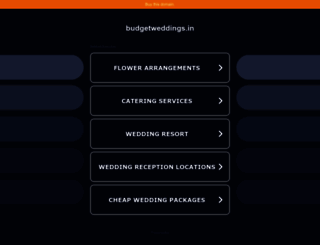 budgetweddings.in screenshot