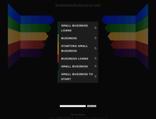 budinessdictionary.com screenshot