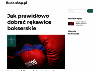 budo-shop.pl screenshot