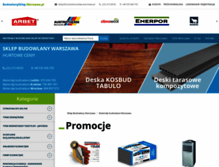 budowlanysklep.warszawa.pl screenshot