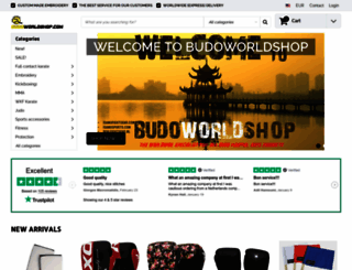 budoworldshop.com screenshot