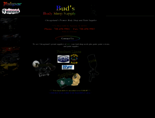 budsbodyshopsupply.com screenshot