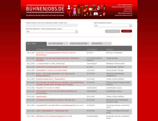 buehnenjobs.de screenshot