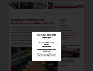 bueker-schultekabelkonfektion.de screenshot