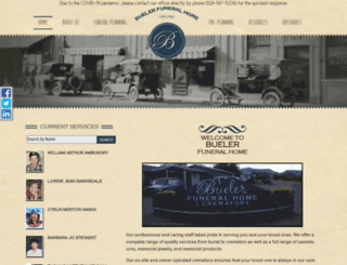 buelerfuneralhome.com screenshot