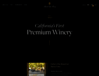 buenavistawinery.com screenshot