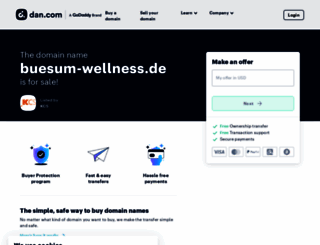 buesum-wellness.de screenshot