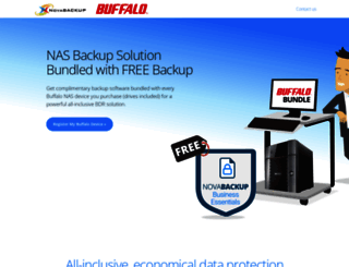 buffalo.novabackup.com screenshot