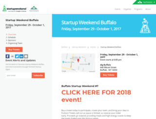 buffalo.startupweekend.org screenshot