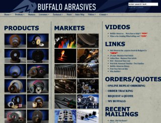 buffaloabrasives.com screenshot