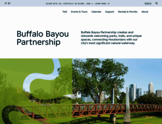 buffalobayou.org screenshot
