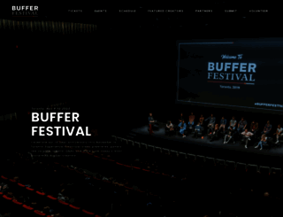 bufferfestival.com screenshot