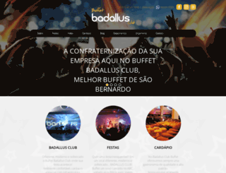 buffetbadallusclub.com.br screenshot