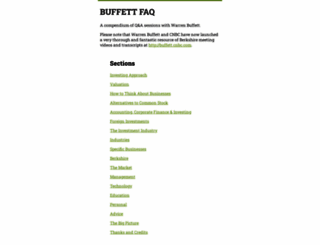 buffettfaq.com screenshot