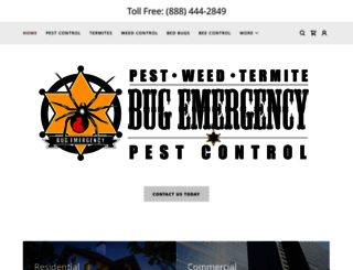 bugemergency.com screenshot
