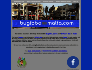 bugibba-malta.com screenshot