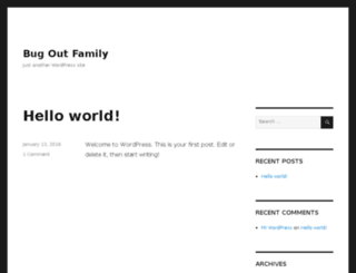 bugoutfamily.com screenshot