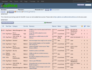 bugs.splitbrain.org screenshot