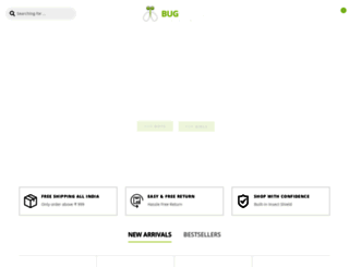bugshieldclothing.com screenshot