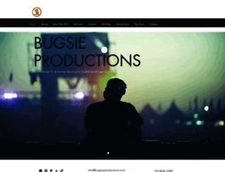 bugsieproductions.com screenshot