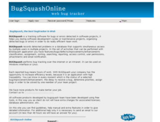 bugsquashonline.com screenshot