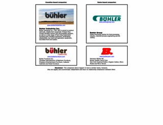 buhler.com screenshot