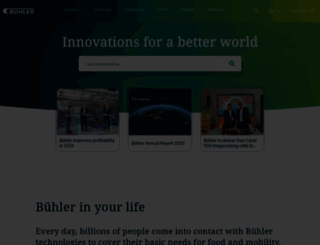 buhlergroup.com screenshot