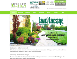 buhlerlandscape.com screenshot