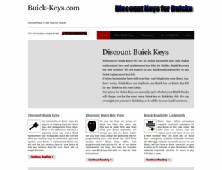 buick-keys.com screenshot