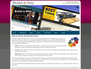 buildasite.ie screenshot