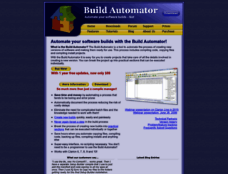 buildautomator.com screenshot