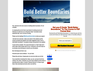 buildbetterboundaries.com screenshot