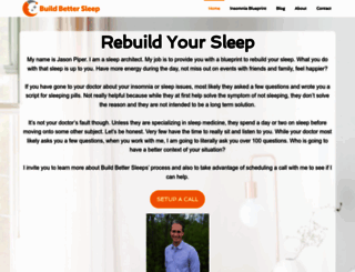 buildbettersleep.com screenshot