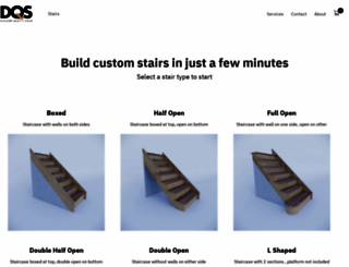 builder.discountqualitystairs.com screenshot