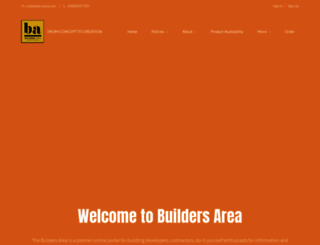 buildersarea.com screenshot