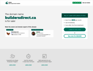 buildersdirect.ca screenshot