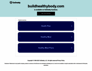 buildhealthybody.com screenshot