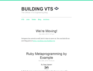 building.vts.com screenshot