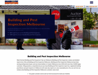 buildingandpestinspectionmelbourne.com.au screenshot