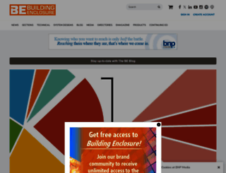 buildingenclosureonline.com screenshot