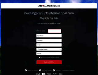buildingproductsinternational.com screenshot