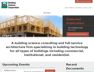 buildingsciencepress.com screenshot
