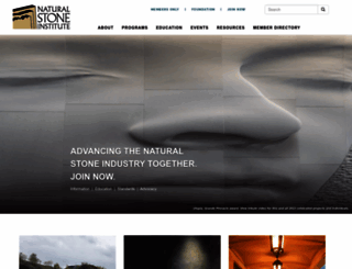 buildingstoneinstitute.org screenshot