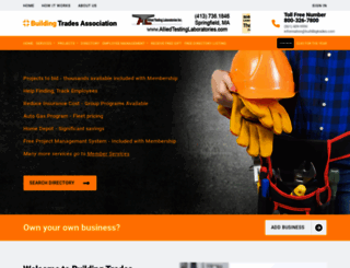 buildingtrades.com screenshot