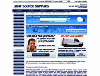 bulbfinderdirect.co.uk screenshot