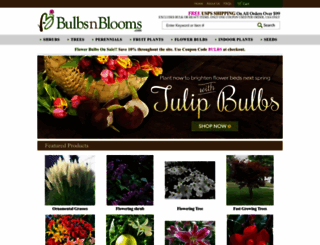 bulbsnblooms.com screenshot