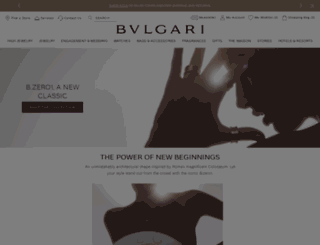 bulgari.com screenshot