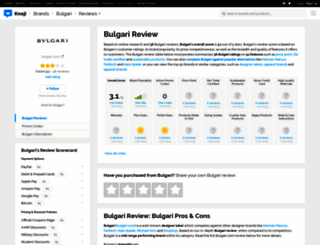 bulgari.knoji.com screenshot