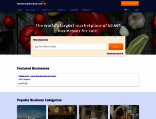 bulgaria.businessesforsale.com screenshot