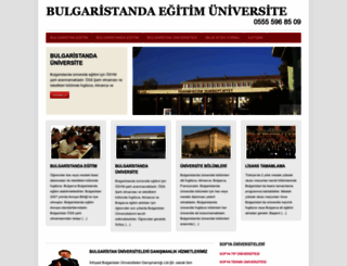 bulgaristandaegitimuniversite.com screenshot